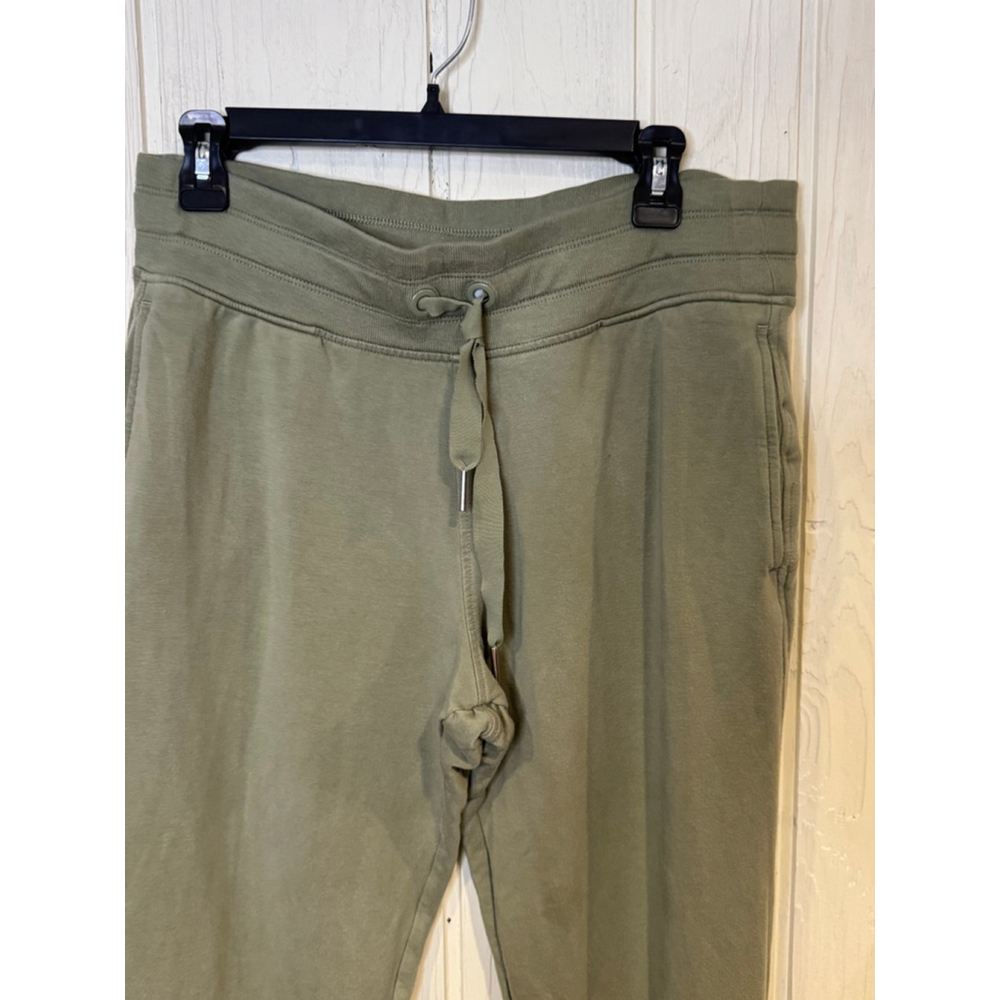 Women's Athleta Olive Green Drawstring Joggers Size L - Picture 2 of 8